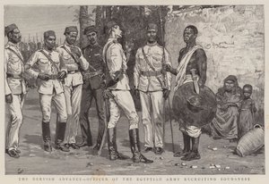 The Dervish Advance, offiser for den egyptiske hæren som rekrutterer soudanesere